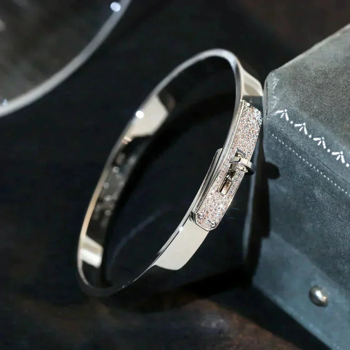 [Clover]KELLY SILVER DIAMOND BRACELET