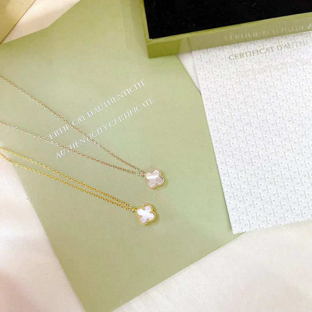 [Clover]CLOVER MINI 9.5MM WHITE MOTHER-OF-PEARL NECKLACE