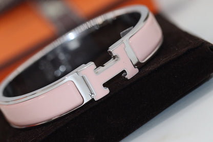 [Clover]H BRACELET 12MM PINK