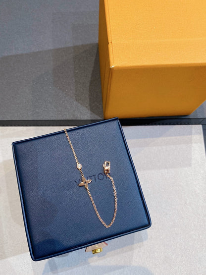 [Clover]STAR DIAMOND PINK GOLD BRACELET