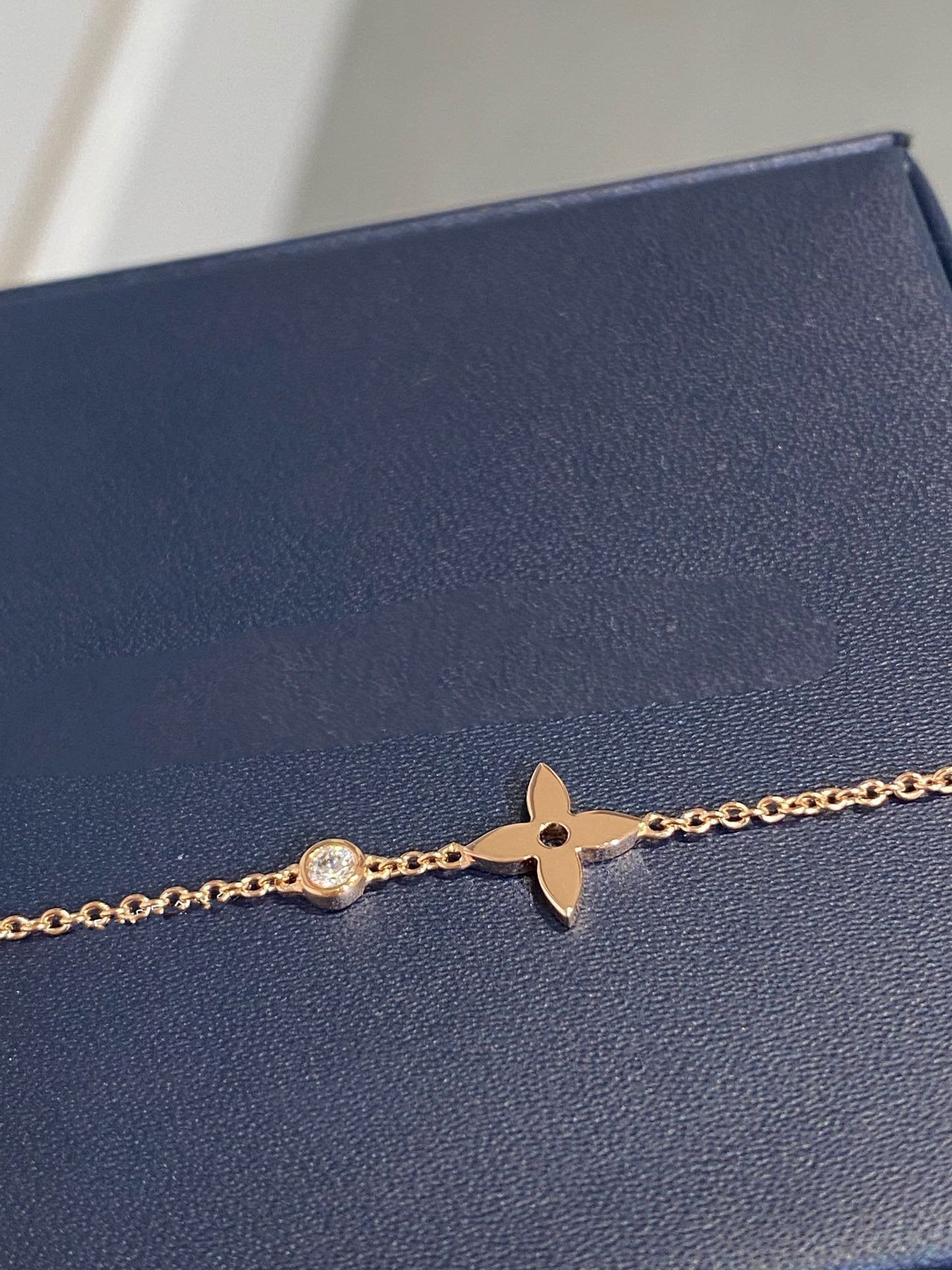 [Clover]STAR DIAMOND PINK GOLD BRACELET
