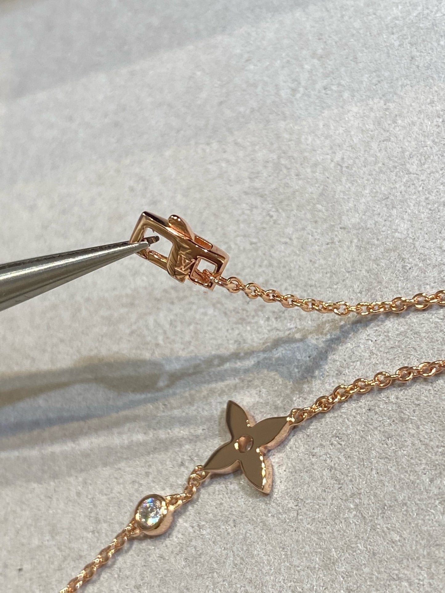 [Clover]STAR DIAMOND PINK GOLD BRACELET