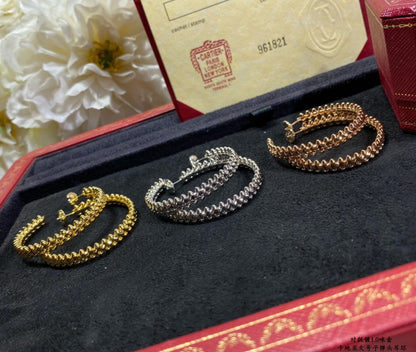 [Clover]CLASH LARGE HOOP EARRINGS
