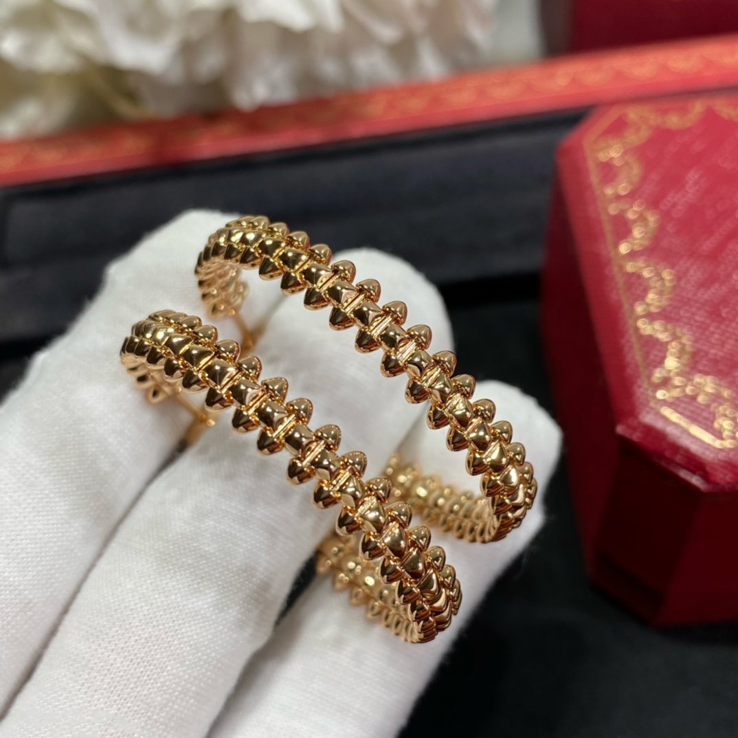 [Clover]CLASH LARGE HOOP EARRINGS