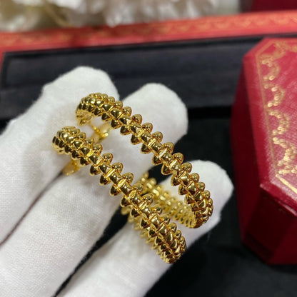 [Clover]CLASH LARGE HOOP EARRINGS