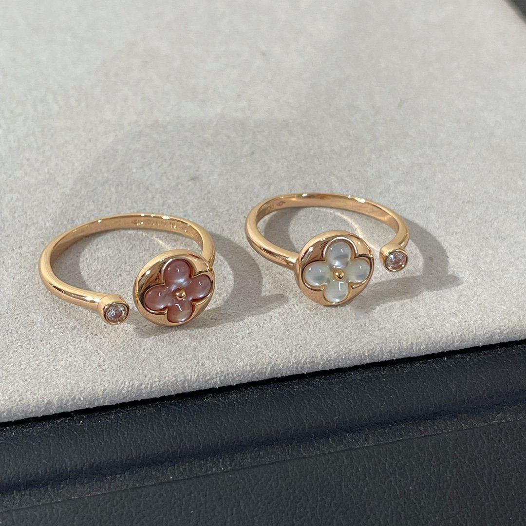 [Clover]SUN 1 DIAMOND PINK MOP RING