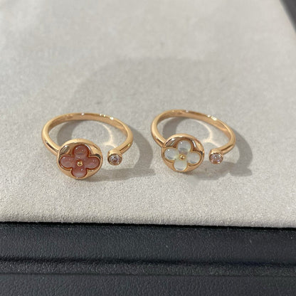 [Clover]SUN 1 DIAMOND PINK MOP RING