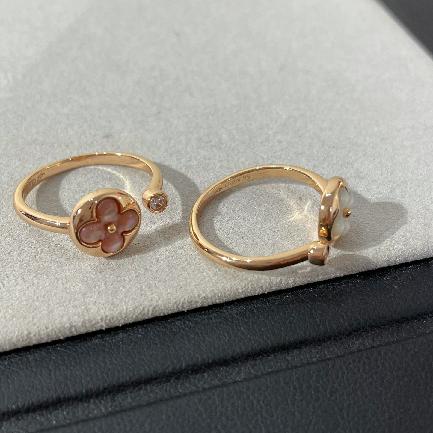[Clover]SUN 1 DIAMOND PINK MOP RING