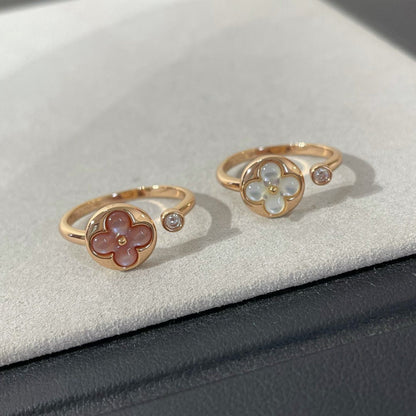 [Clover]SUN 1 DIAMOND PINK MOP RING