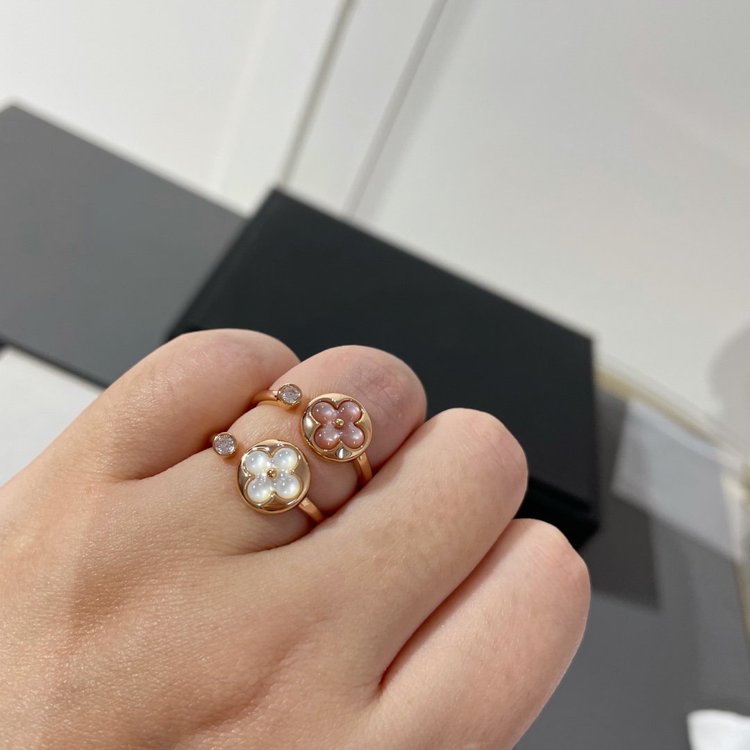 [Clover]SUN 1 DIAMOND PINK MOP RING