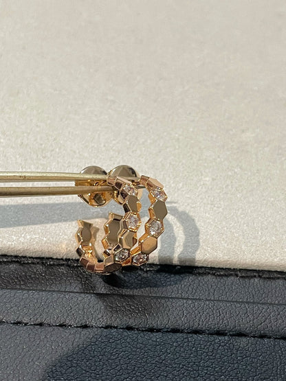 [Clover]Hollow Design Four-Leaf Clover Flower Shape Ring