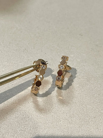 [Clover]Hollow Design Four-Leaf Clover Flower Shape Ring