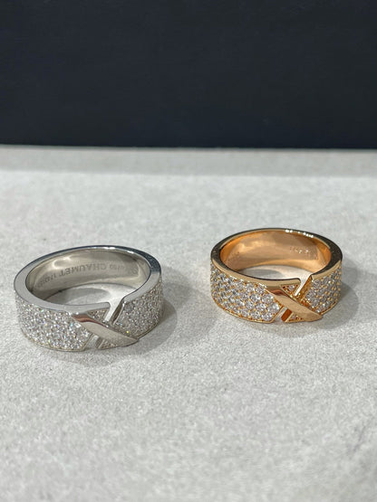 [Clover]LIENS EVIDENCE  DIAMOND PAVED RING
