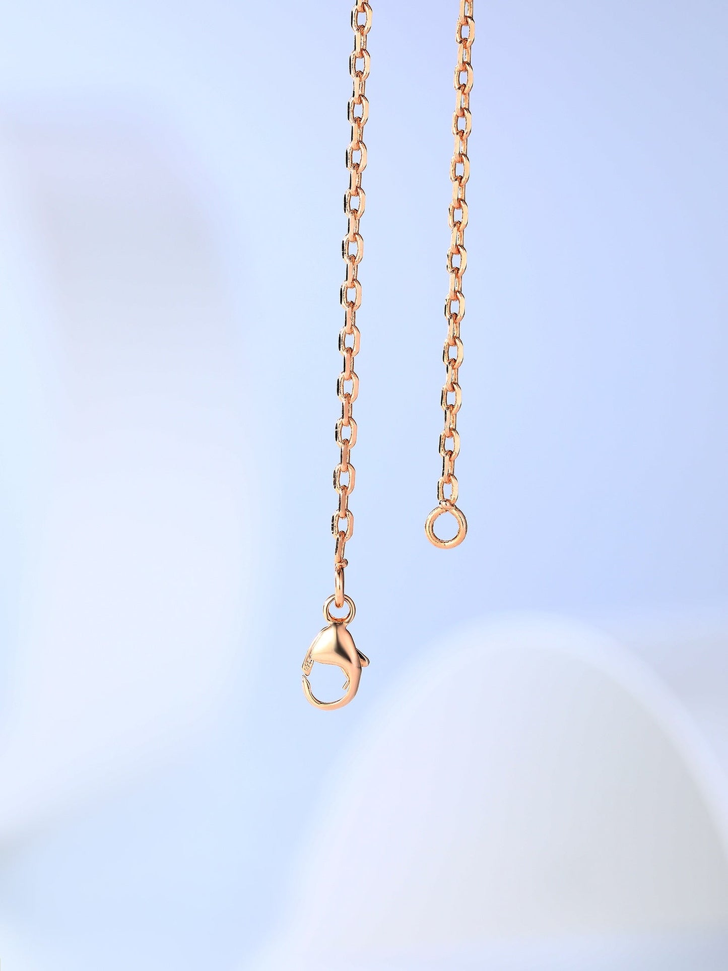 [Clover]H CAGE PINK GOLD NECKLACE