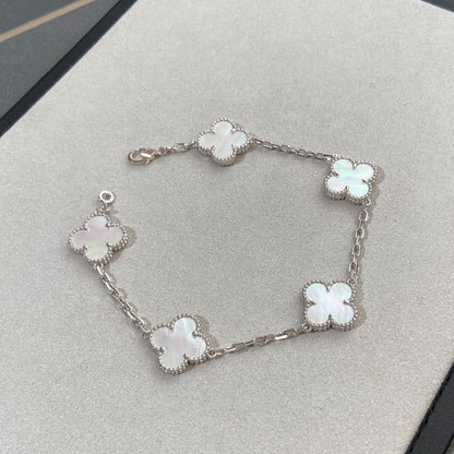 [Clover]CLOVER SILVER MOP 5 MOTIF BRACELET