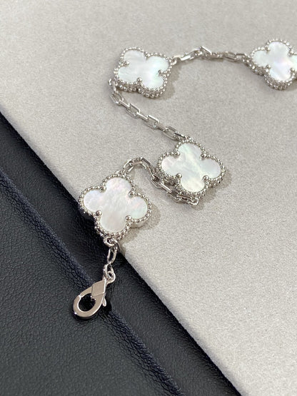 [Clover]CLOVER SILVER MOP 5 MOTIF BRACELET