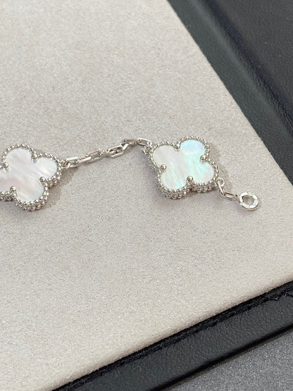 [Clover]CLOVER SILVER MOP 5 MOTIF BRACELET