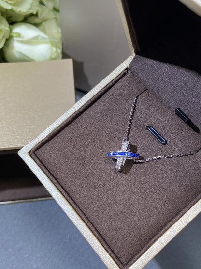 [Clover]LIENS DIAMOND SILVER NECKLACE