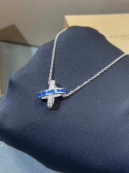 [Clover]LIENS DIAMOND SILVER NECKLACE