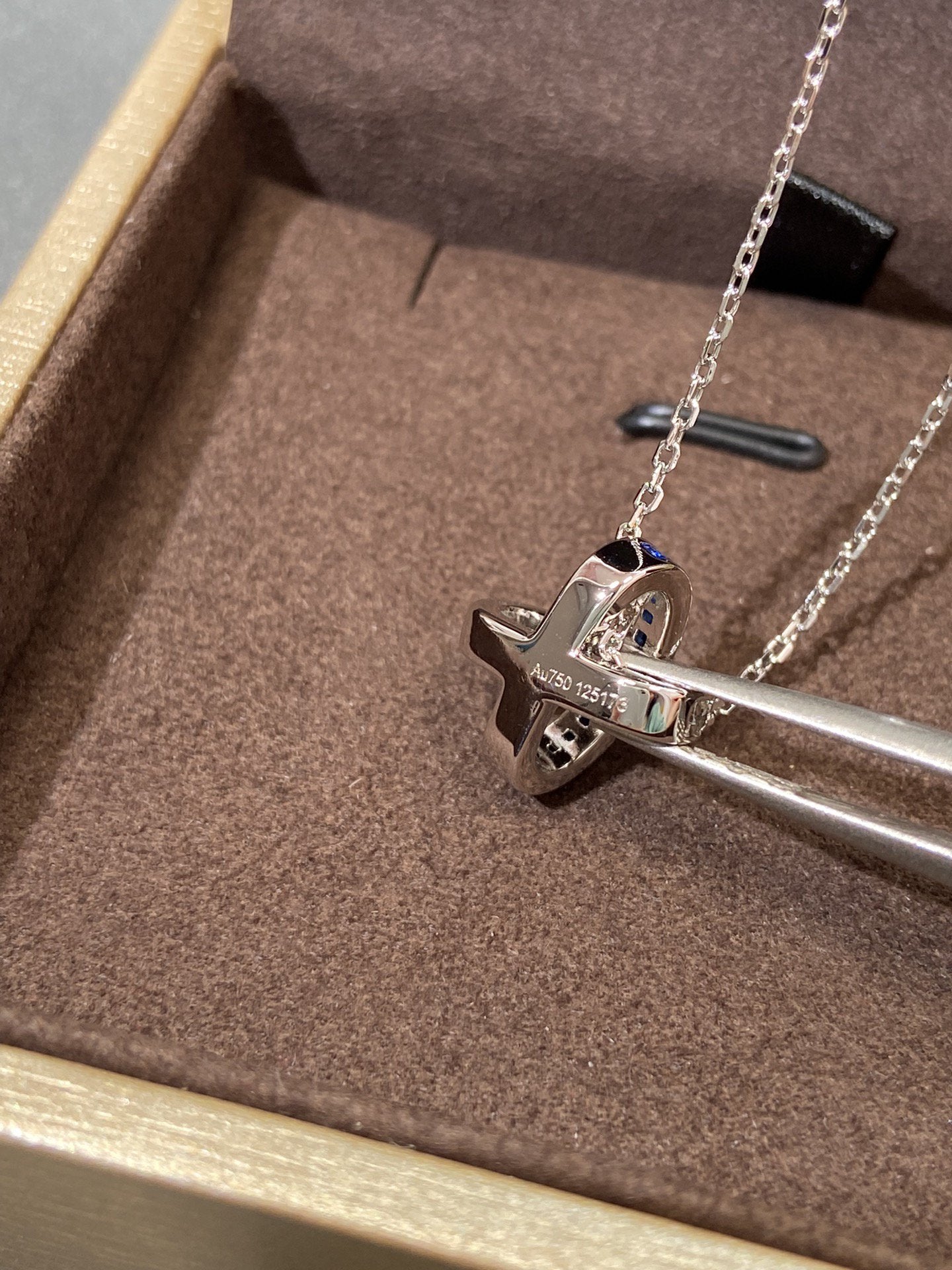 [Clover]LIENS DIAMOND SILVER NECKLACE