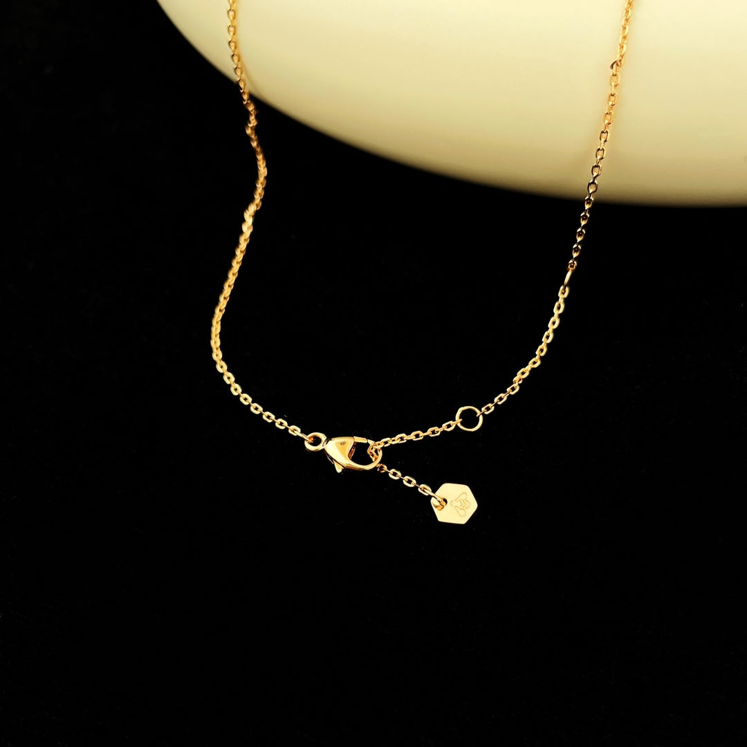 [Clover]BEE MINI PEDANT DIAMOND NECKLACE