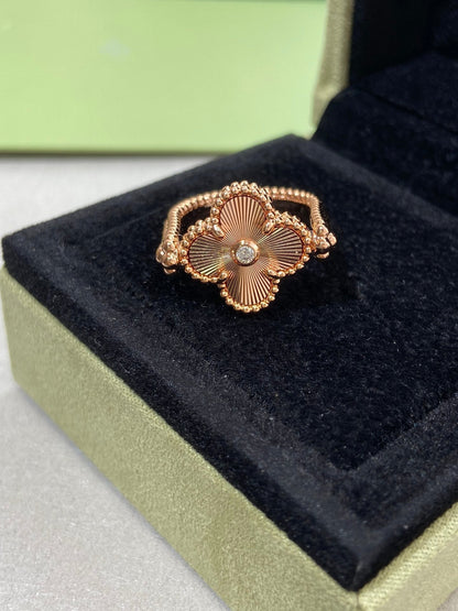 [Clover]CLOVER RIVERSIBLE ROSE GOLD RING
