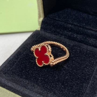 [Clover]CLOVER RIVERSIBLE ROSE GOLD RING