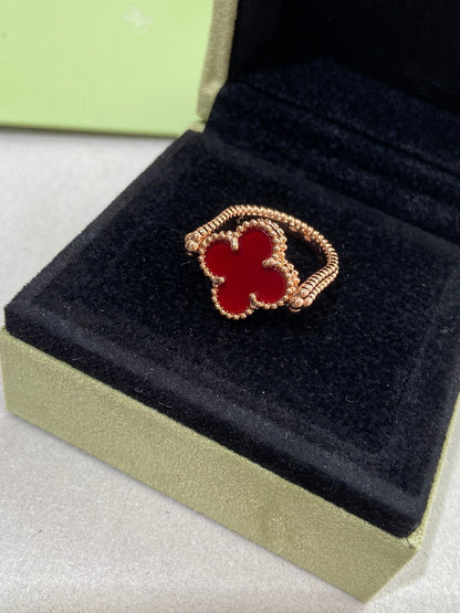 [Clover]CLOVER RIVERSIBLE ROSE GOLD RING