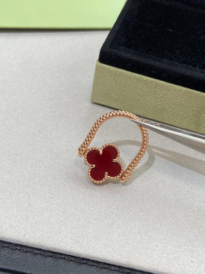 [Clover]CLOVER RIVERSIBLE ROSE GOLD RING