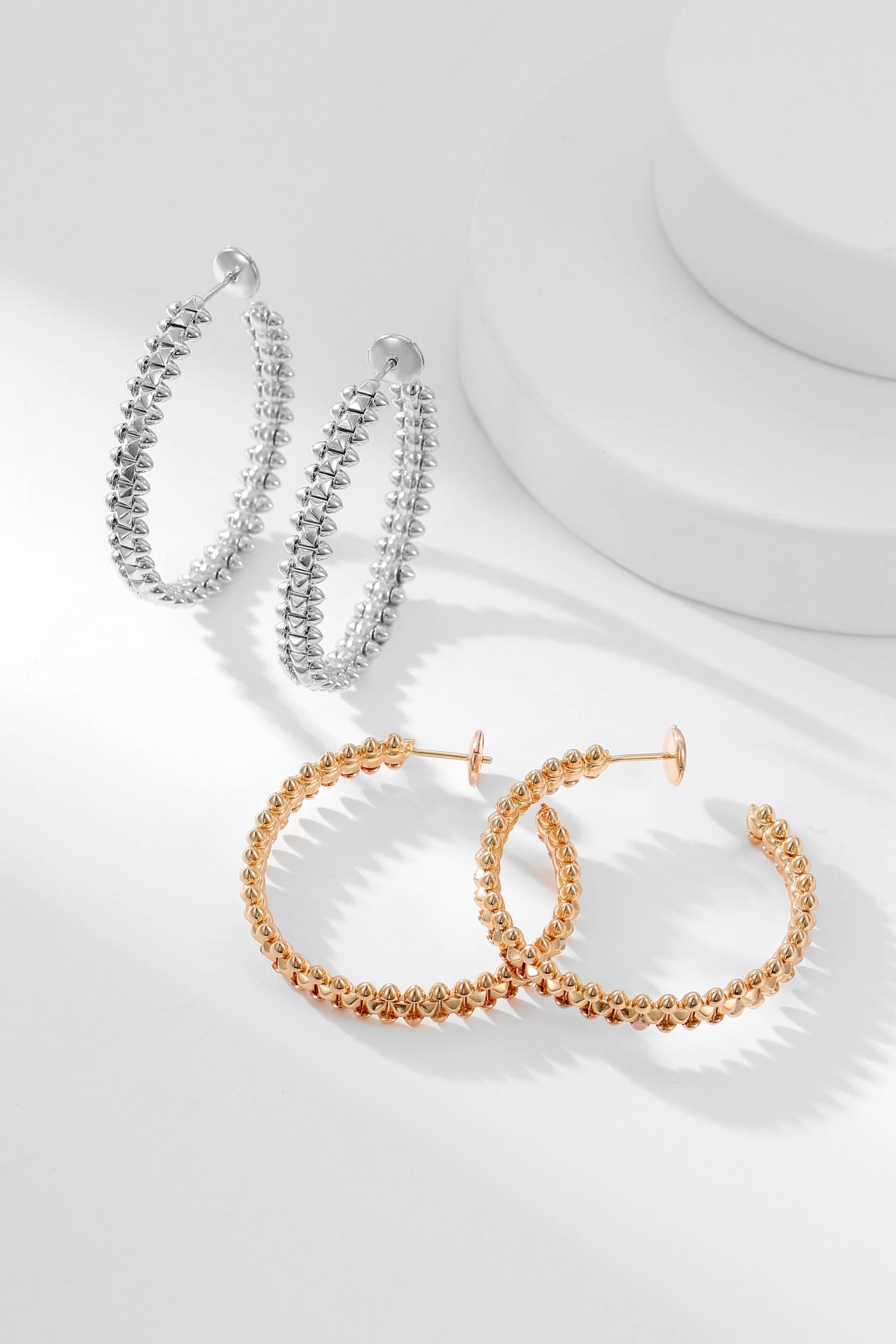 [Clover]CLASH HOOP EARRINGS