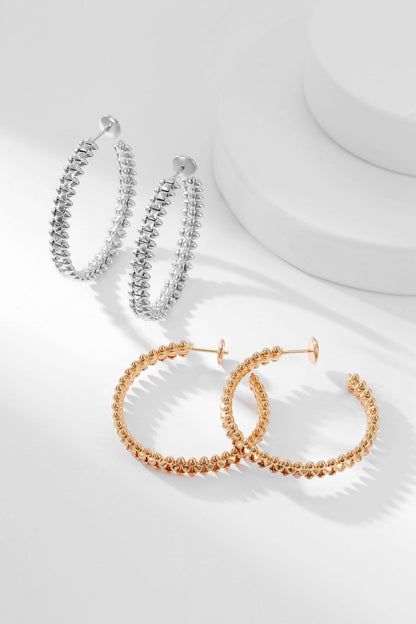 [Clover]CLASH HOOP EARRINGS