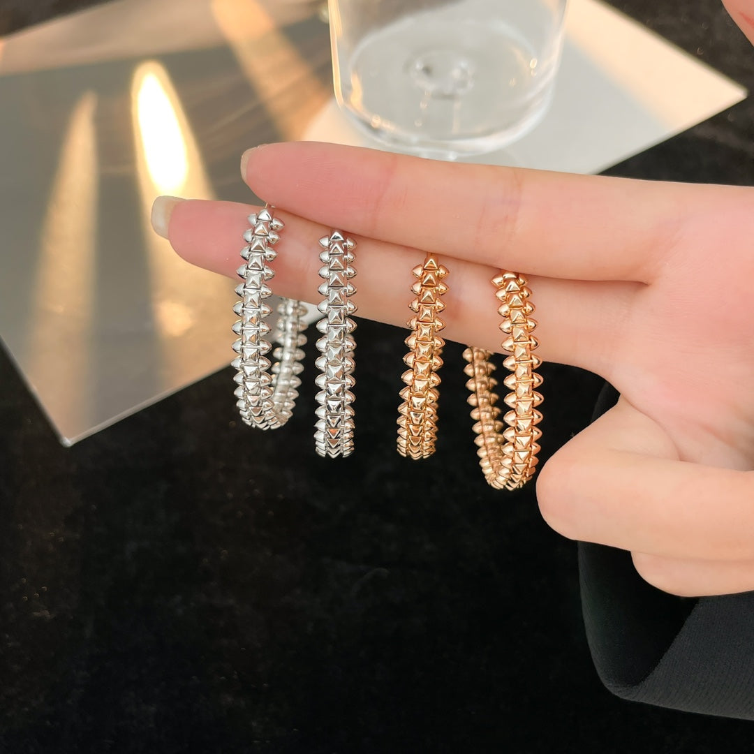 [Clover]CLASH HOOP EARRINGS