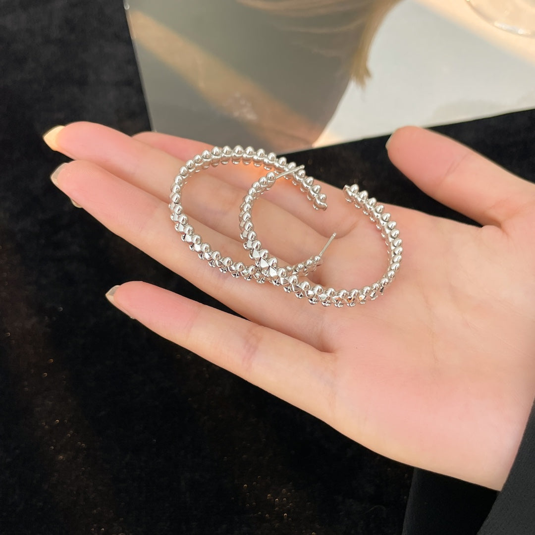 [Clover]CLASH HOOP EARRINGS