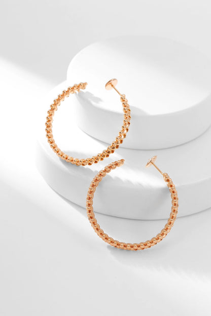 [Clover]CLASH HOOP EARRINGS
