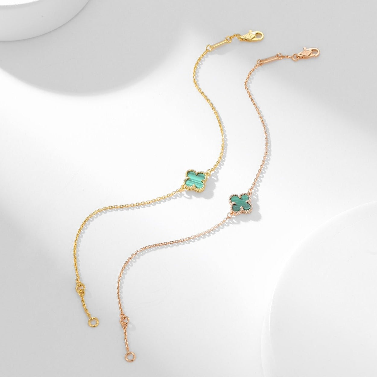 [Clover]CLOVER BRACELET MALACHITE 1 MOTIF