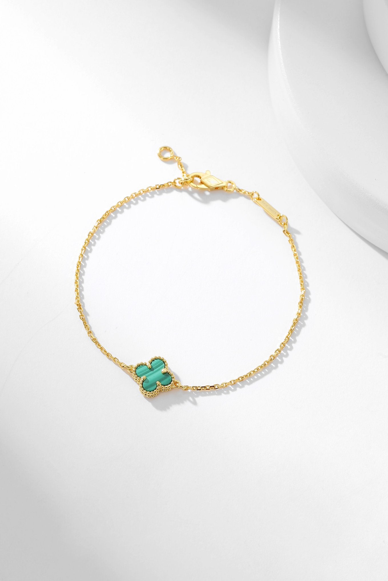 [Clover]CLOVER BRACELET MALACHITE 1 MOTIF