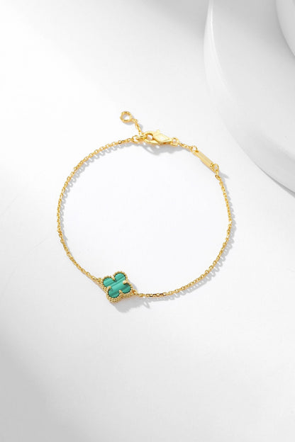 [Clover]CLOVER BRACELET MALACHITE 1 MOTIF
