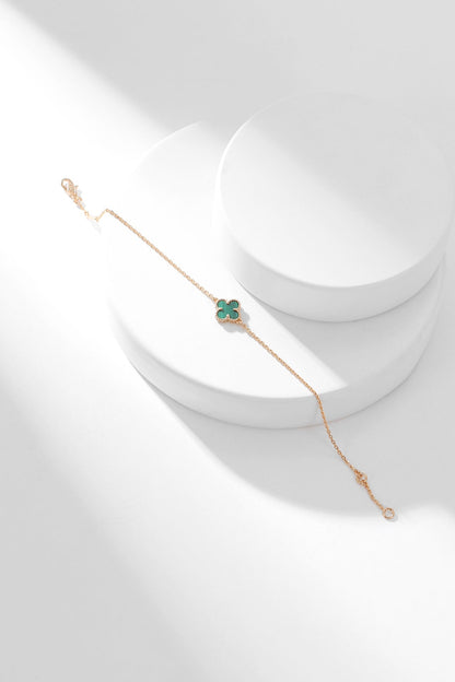 [Clover]CLOVER BRACELET MALACHITE 1 MOTIF