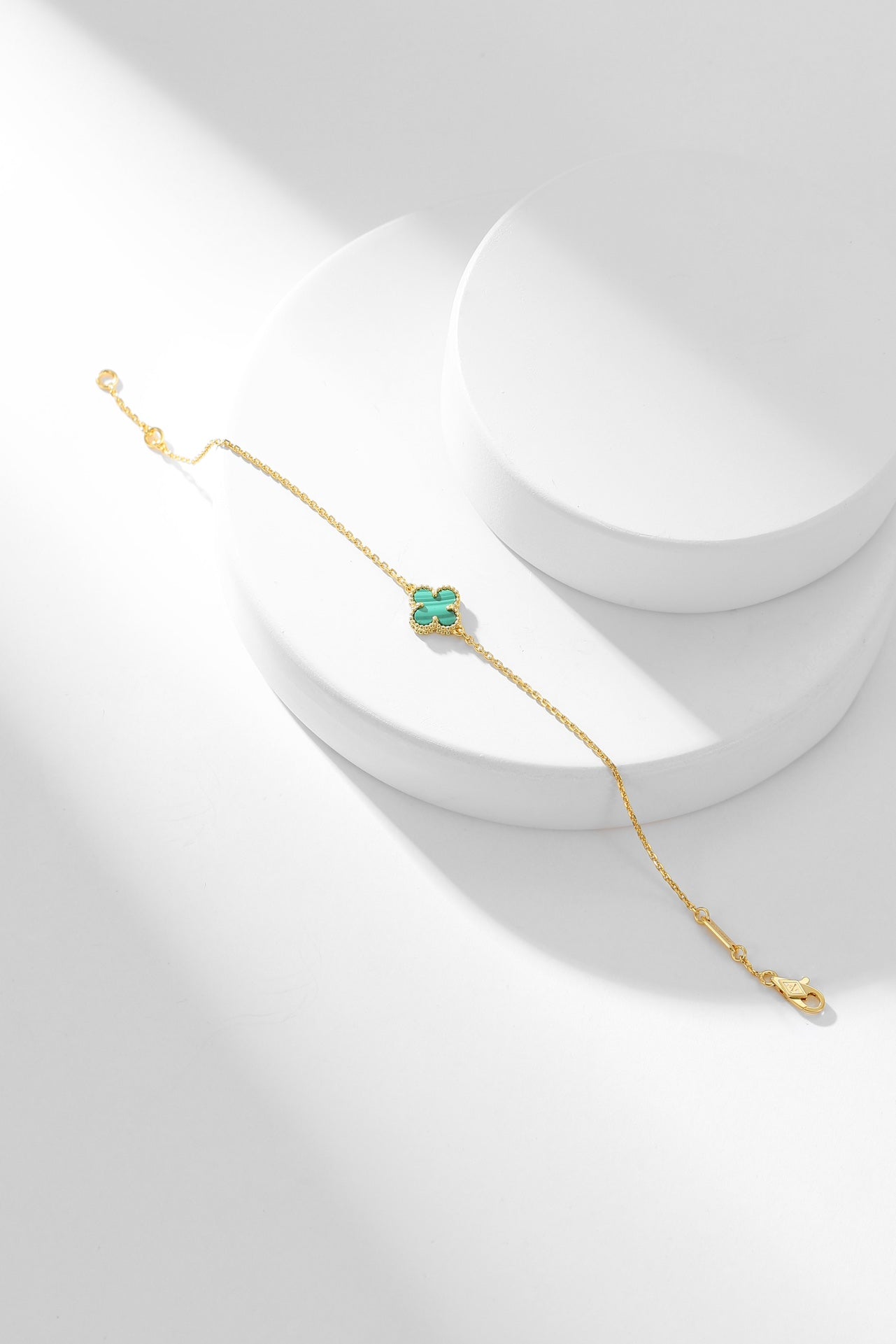 [Clover]CLOVER BRACELET MALACHITE 1 MOTIF