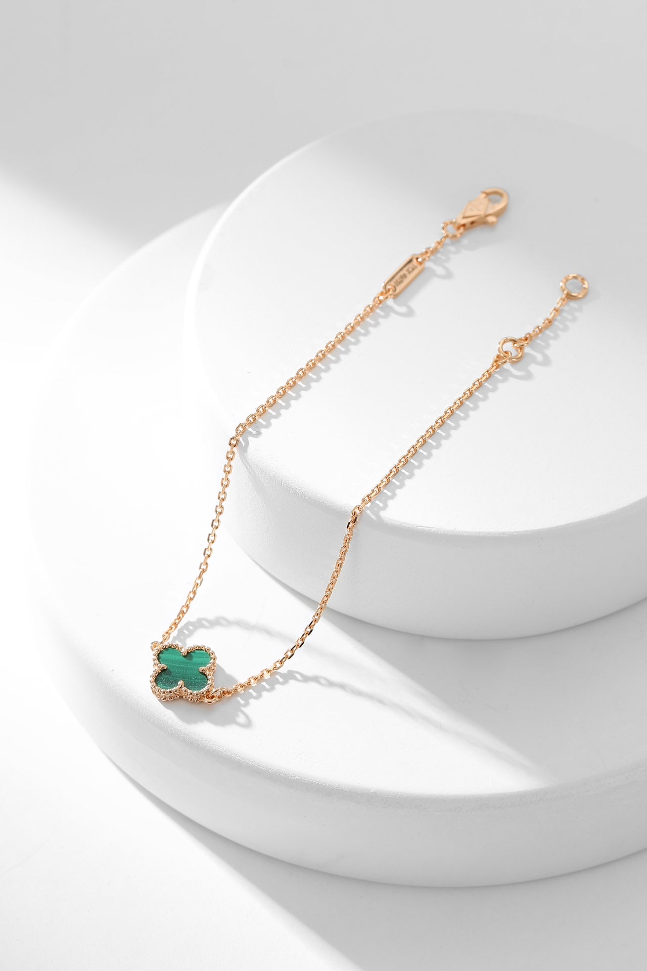 [Clover]CLOVER BRACELET MALACHITE 1 MOTIF