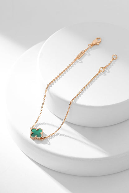 [Clover]CLOVER BRACELET MALACHITE 1 MOTIF