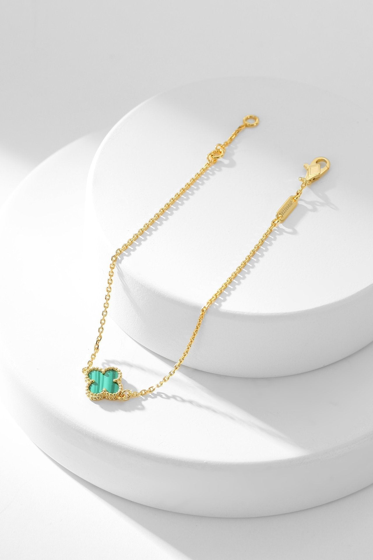 [Clover]CLOVER BRACELET MALACHITE 1 MOTIF