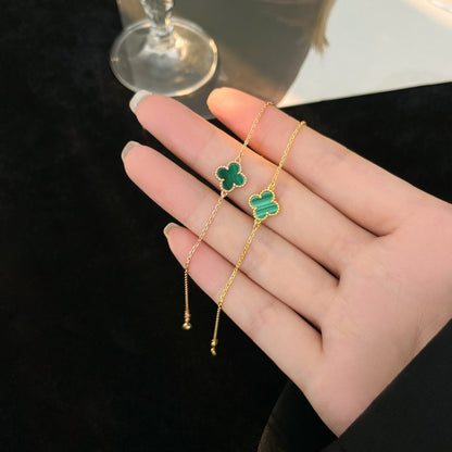 [Clover]CLOVER BRACELET MALACHITE 1 MOTIF