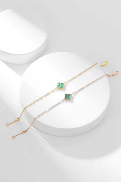 [Clover]CLOVER BRACELET MALACHITE 1 MOTIF