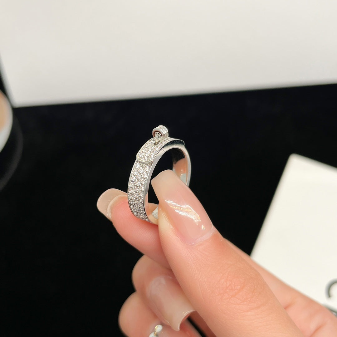 [Clover]KELLY SILVER DIAMOND RING