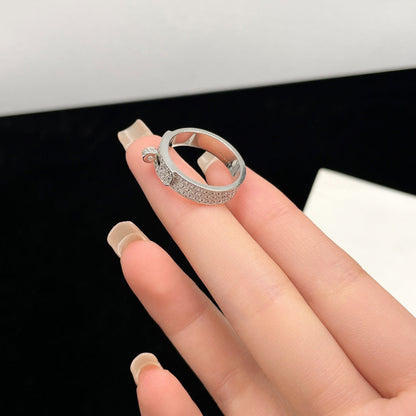 [Clover]KELLY SILVER DIAMOND RING