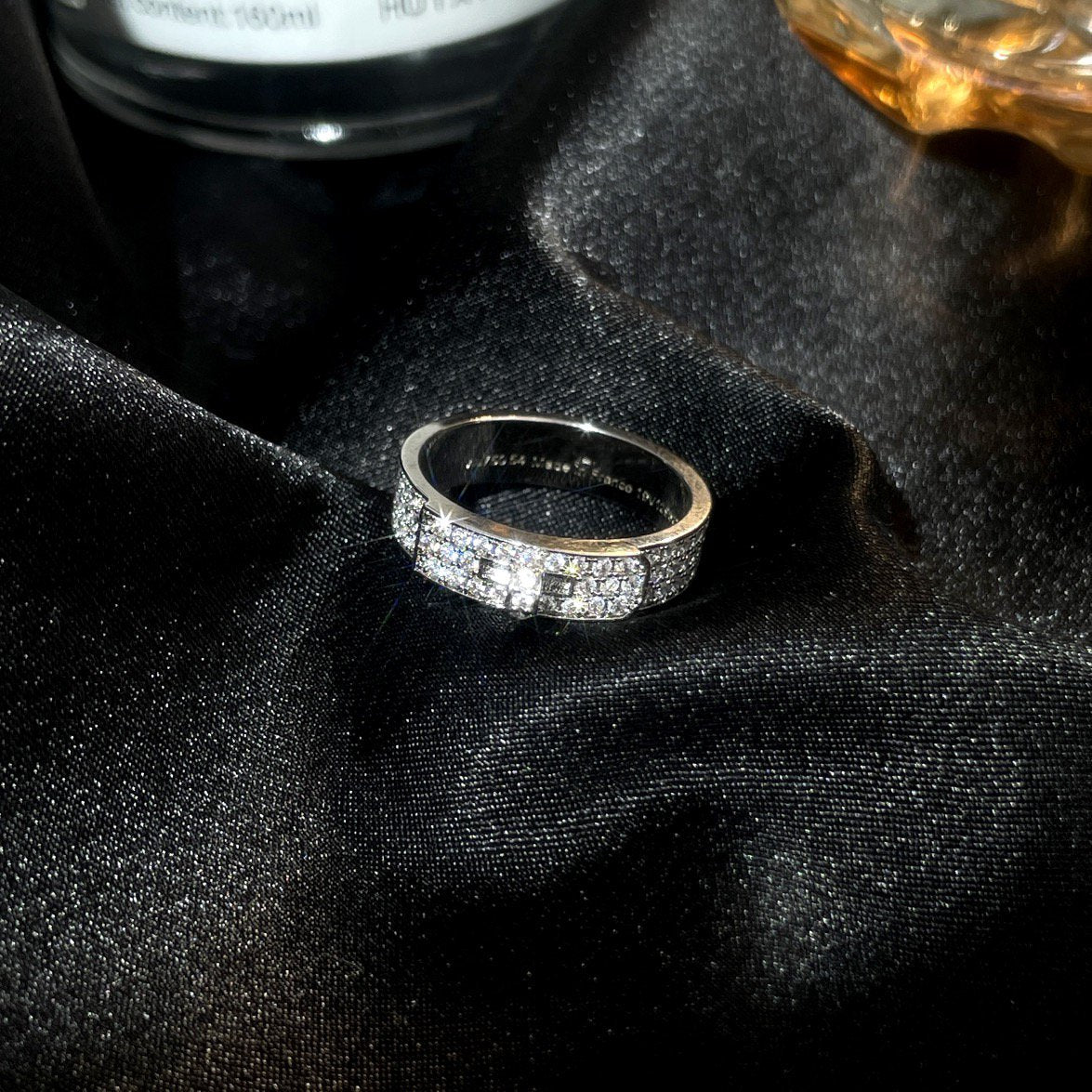 [Clover]KELLY SILVER DIAMOND RING