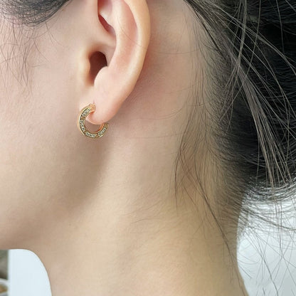 [Clover]LOVE DIAMOND EARRINGS
