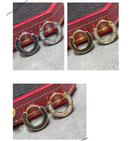 [Clover]LOVE DIAMOND EARRINGS