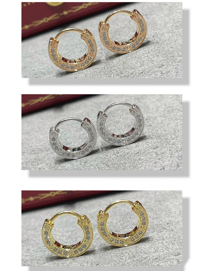 [Clover]LOVE DIAMOND EARRINGS